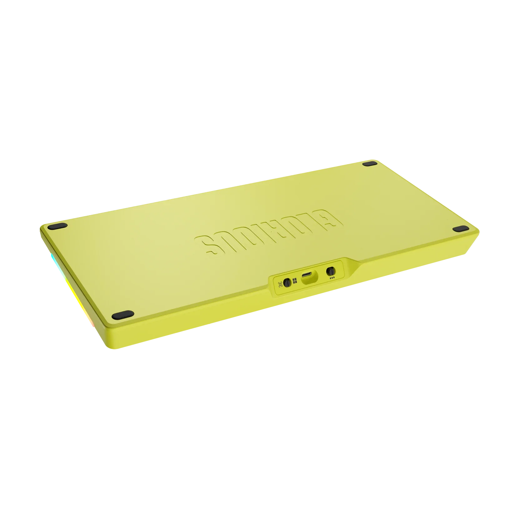 GMMK 3 Bottom Case Limited Edition Metal Volt Lime 75