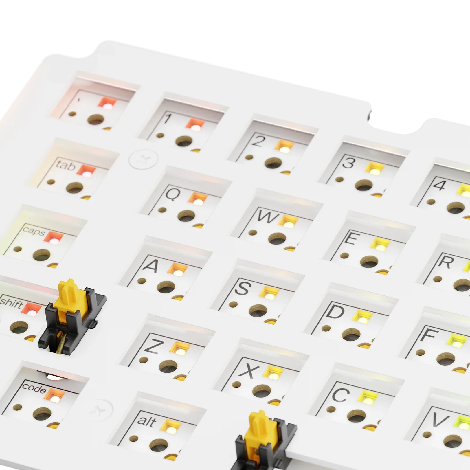 GMMK 3 Switch Plate 65% FR4 White ANSI