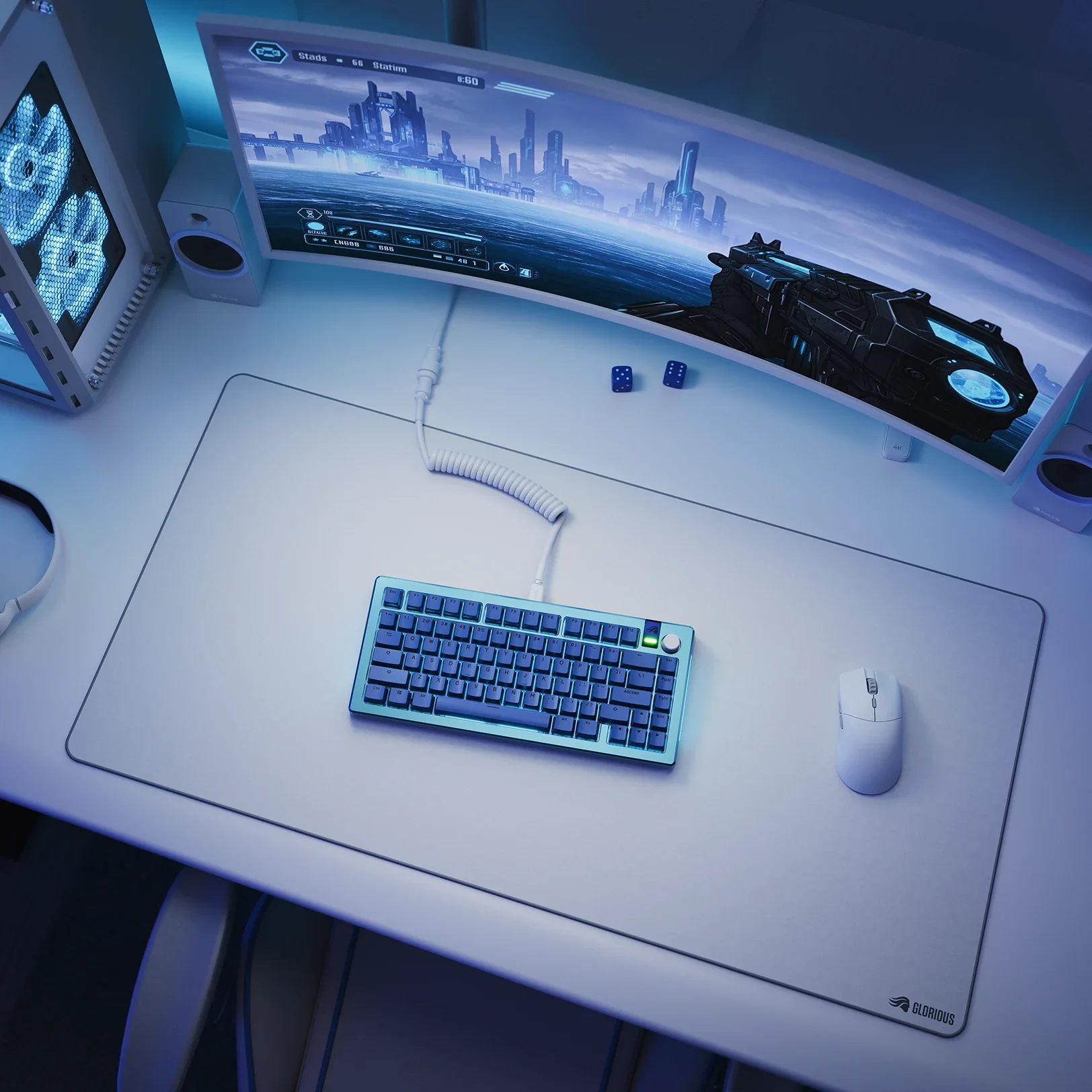GPBT Mana Blue Basics Keycaps - Image 2