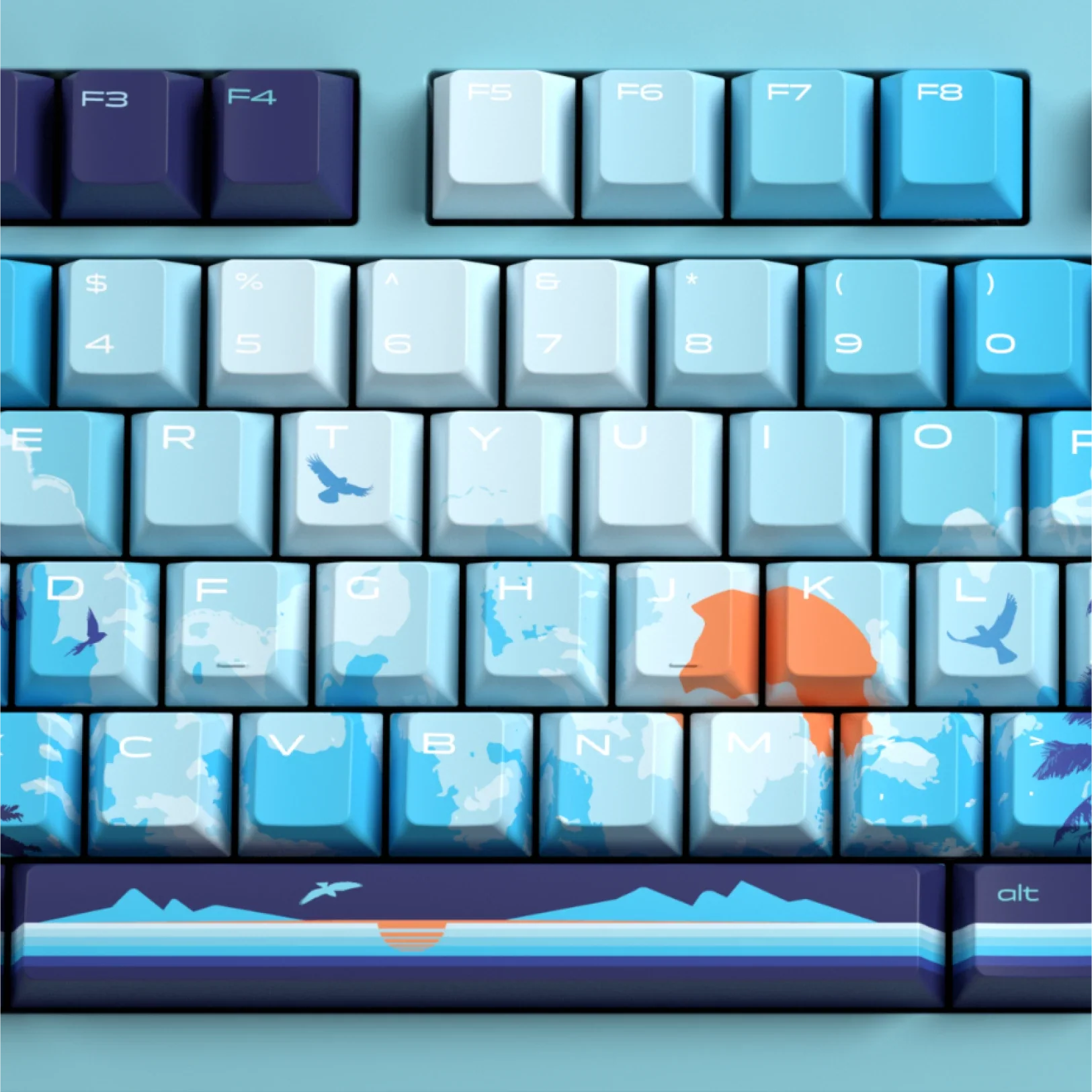 GPBT Synth Sunrise Keycaps - Image 3