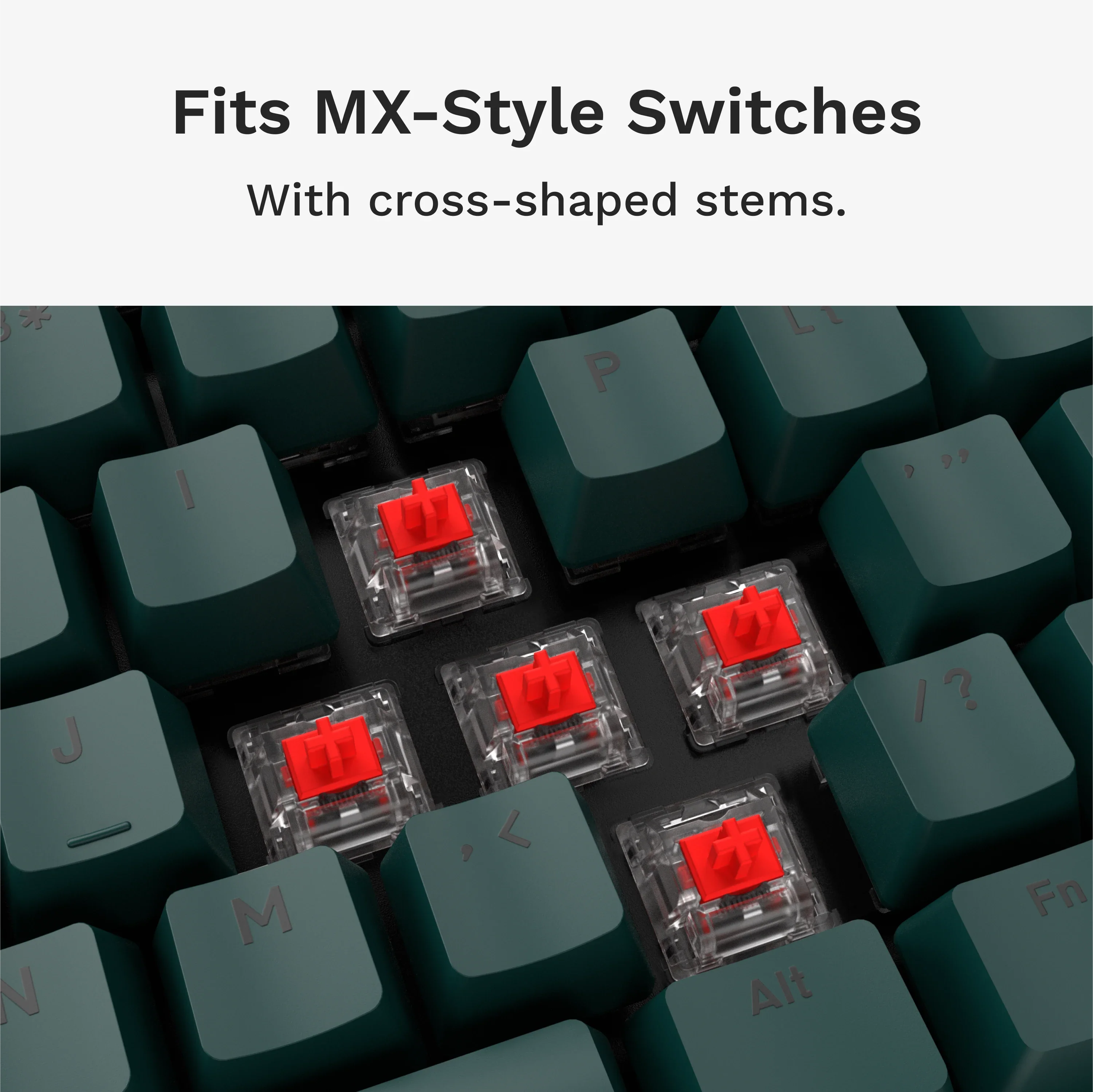 GPBT Totem Green Basics Keycaps - Image 5
