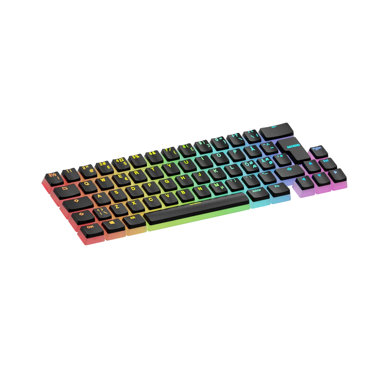 Keycaps Aura V3 Black ND - Image 6