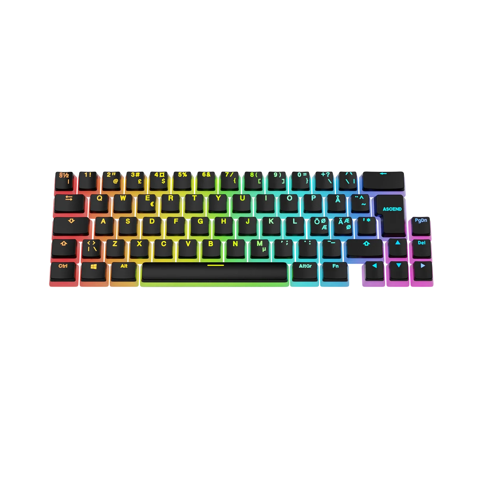 Keycaps Aura V3 Black ND - Image 7