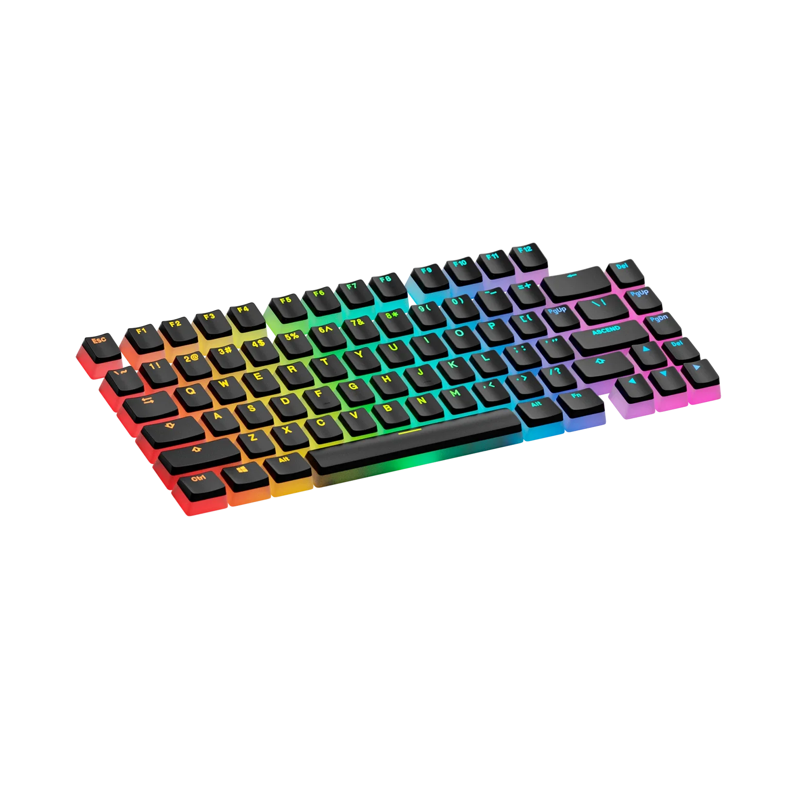 Keycaps Aura V3 Black US - Image 11