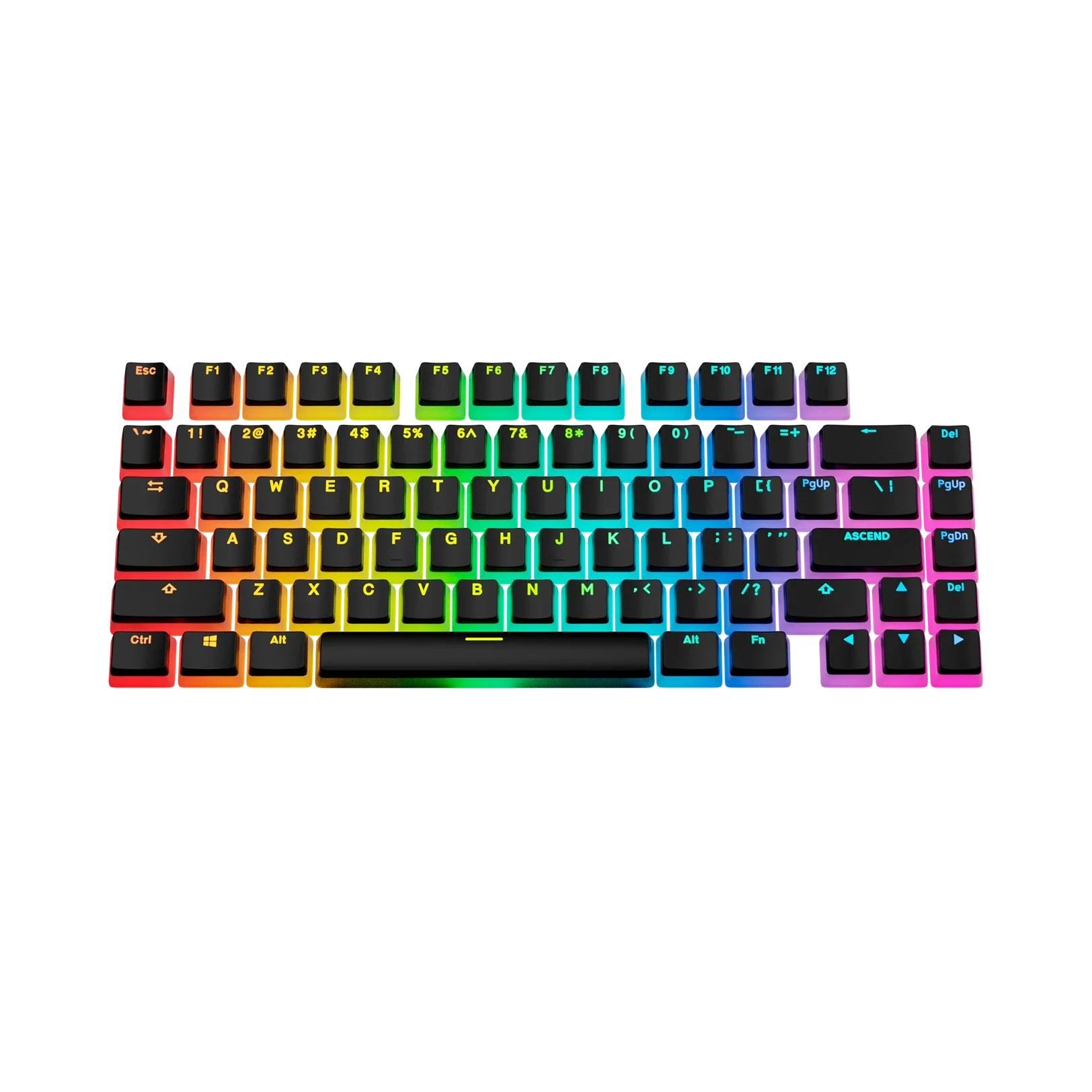 Keycaps Aura V3 Black US - Image 12