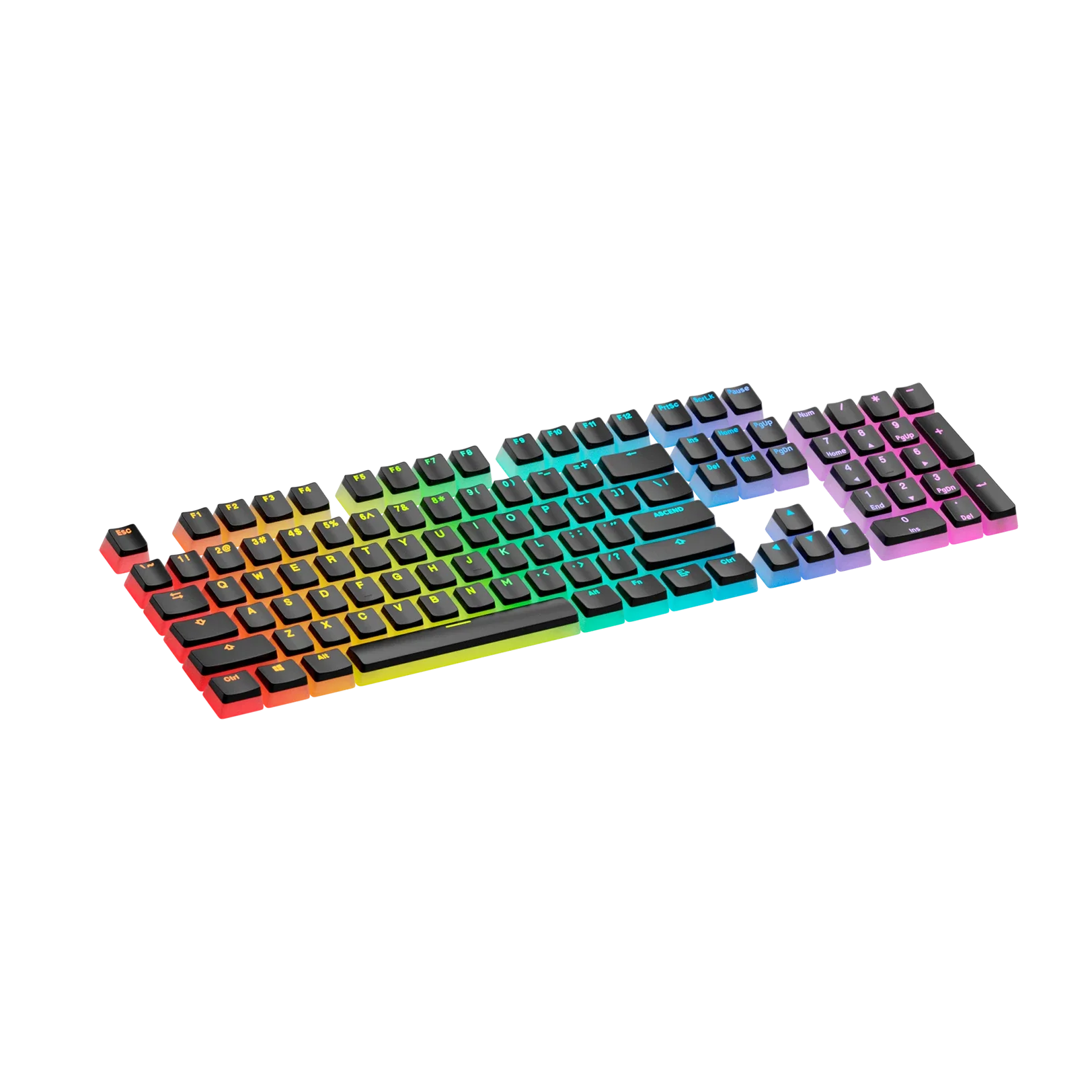 Keycaps Aura V3 Black US - Image 6