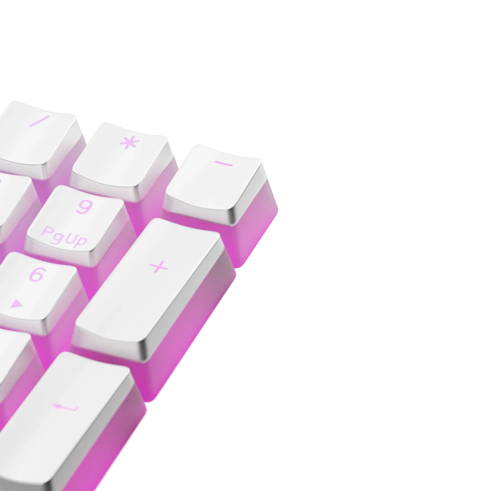 Keycaps Aura V3 White DE - Image 4
