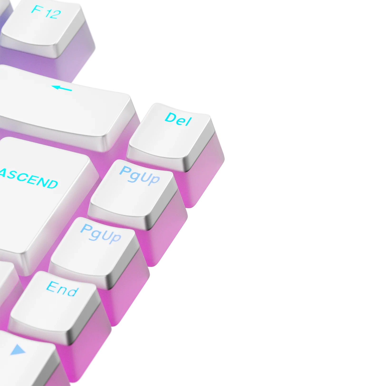 Keycaps Aura V3 White ND - Image 14
