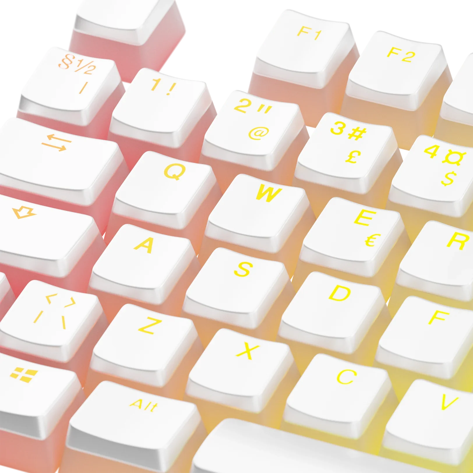 Keycaps Aura V3 White ND - Image 5