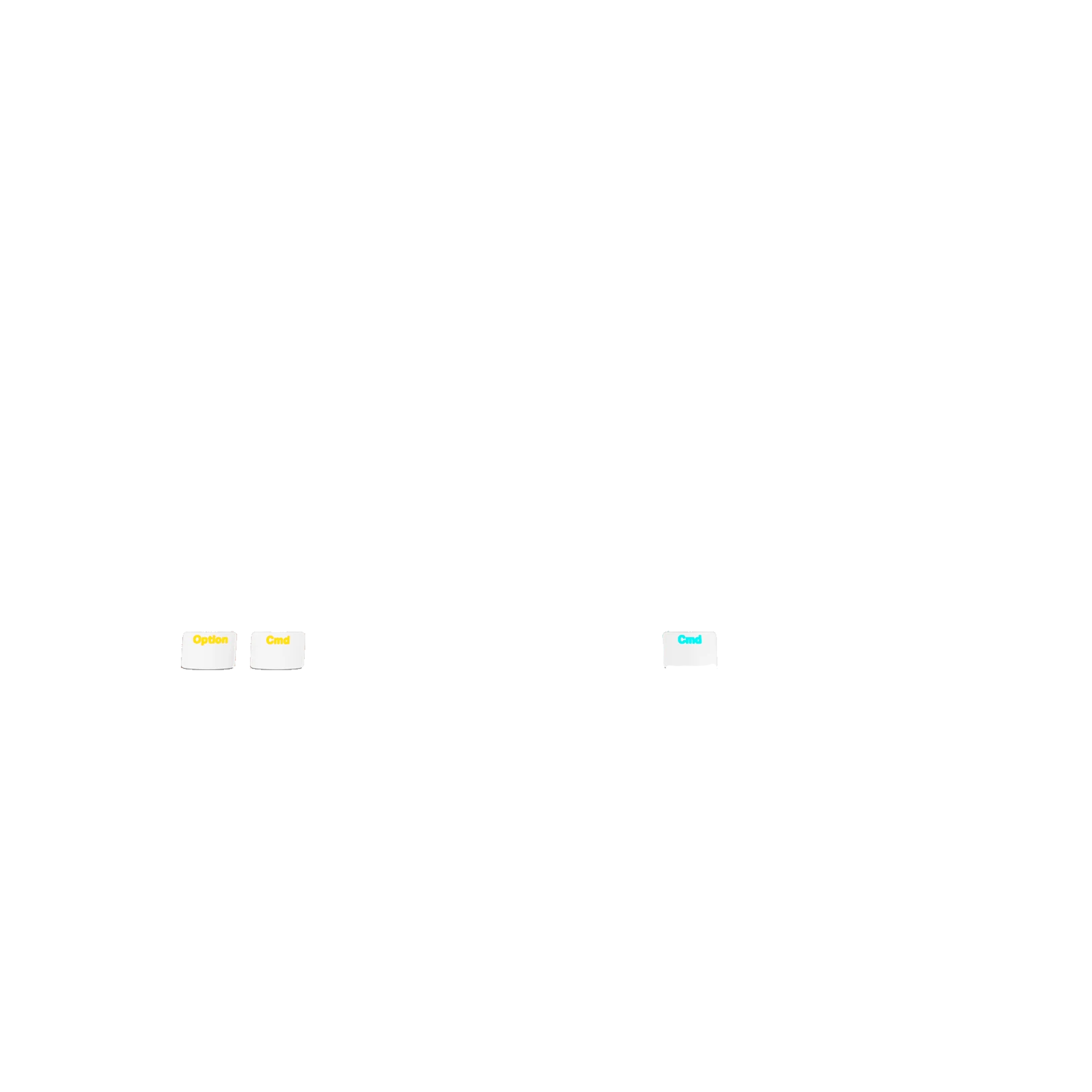 Keycaps Aura V3 White UK - Image 20