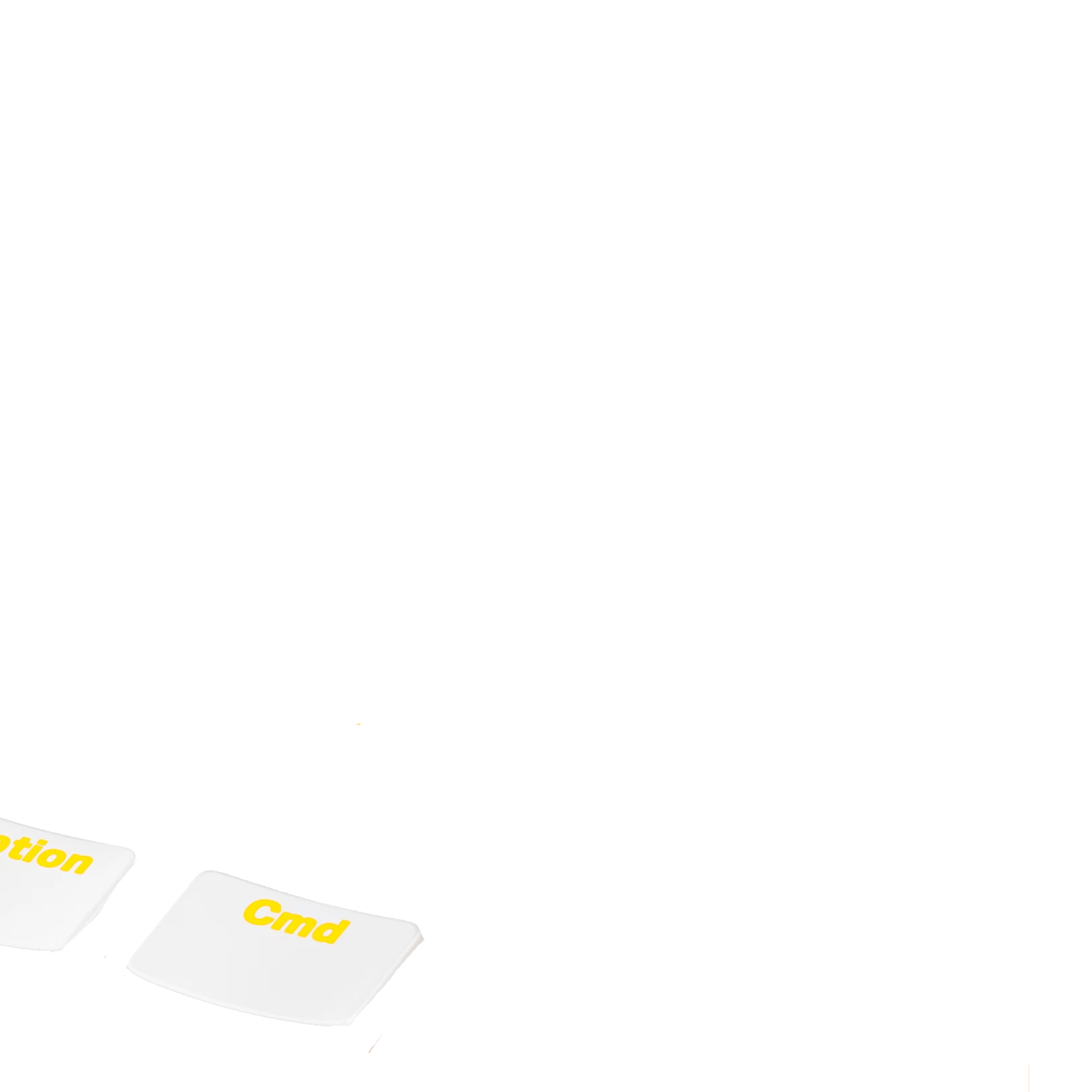 Keycaps Aura V3 White UK - Image 21